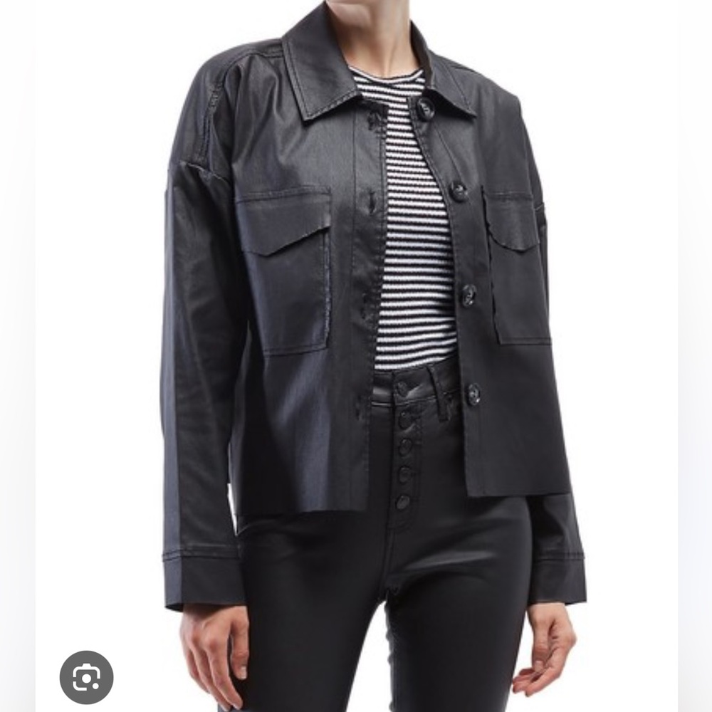 OAT New York BRAND NEW coated faux leather jacket SIZE X SMALL